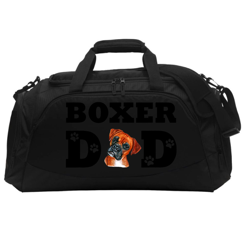 Mens Boxer Dad Boxer Dog Daddy Active Duffel | Artistshot