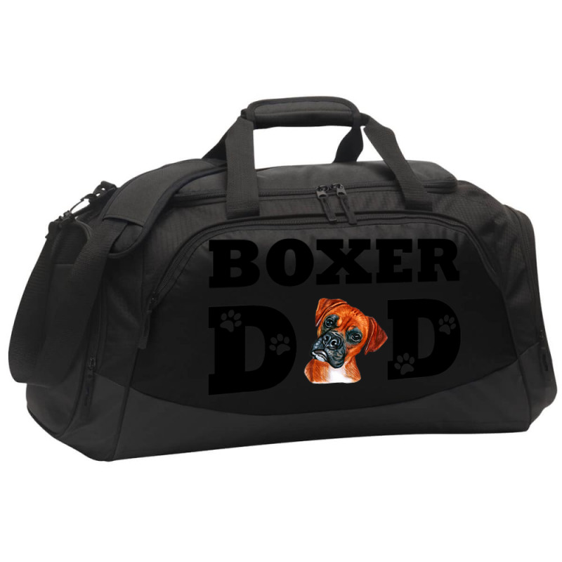 Mens Boxer Dad Boxer Dog Daddy Active Duffel | Artistshot