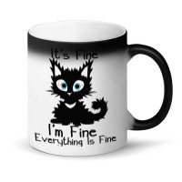 Its Fine Im Fine Everything Is Fine Shirt Funny Bl Magic Mug | Artistshot