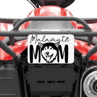 Malamute Mom Gift For Alaskan Malamute Lover Crazy Atv License Plate | Artistshot