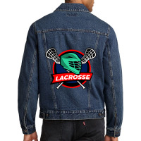 Lacrosse Lax Helmet Sticks Lax Sports Team Game Men Denim Jacket | Artistshot