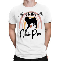 Life Better Chipoo Rainbow Dog Women T-shirt | Artistshot