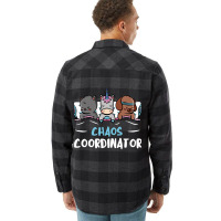 Chaos Coordinator Puppy Cat Unicorn Pet Sitter Pet Flannel Shirt | Artistshot