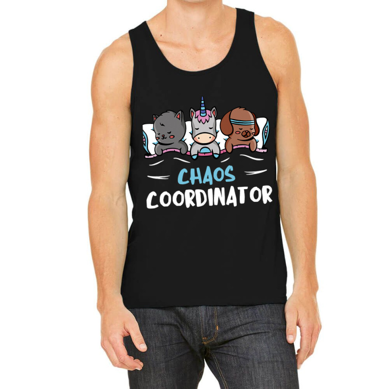 Chaos Coordinator Puppy Cat Unicorn Pet Sitter Pet Tank Top | Artistshot