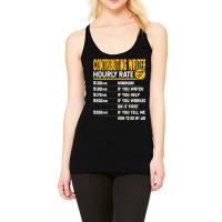 Contributing Writer Hourly Rate Contributing Edito Racerback Tank | Artistshot