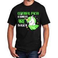 Cerebral Palsy Warrior Magical Unicorn Ataxic Gree Basic T-shirt | Artistshot