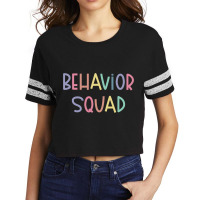 Behavior Squad Teacher Analyst Technician Therapis Scorecard Crop Tee | Artistshot