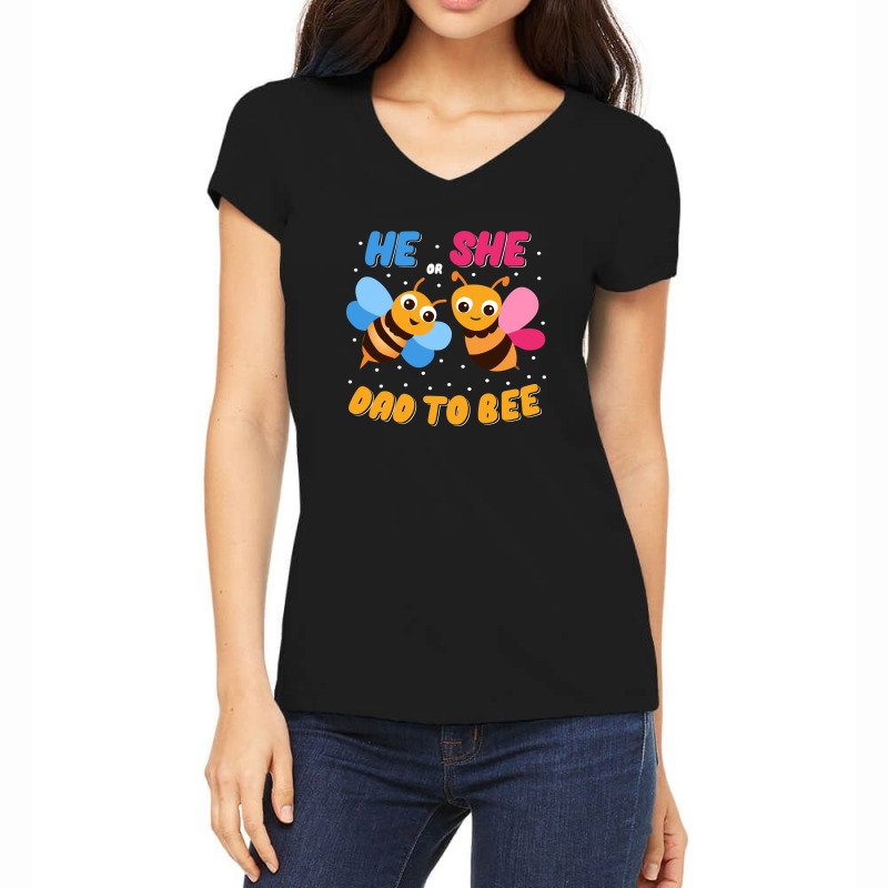 He Or She Dad To Bee Women's V-neck T-shirt | Artistshot