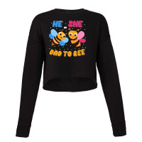 He Or She Dad To Bee Cropped Sweater | Artistshot