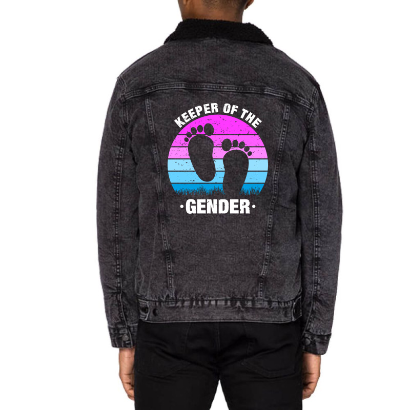 Keeper Of The Gender 2 Unisex Sherpa-lined Denim Jacket | Artistshot