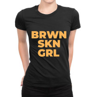 Black Women With Brown Skin Ladies Fitted T-shirt | Artistshot