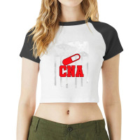 Cna Certified Nursing Assistant 17 9 Raglan Crop Top | Artistshot