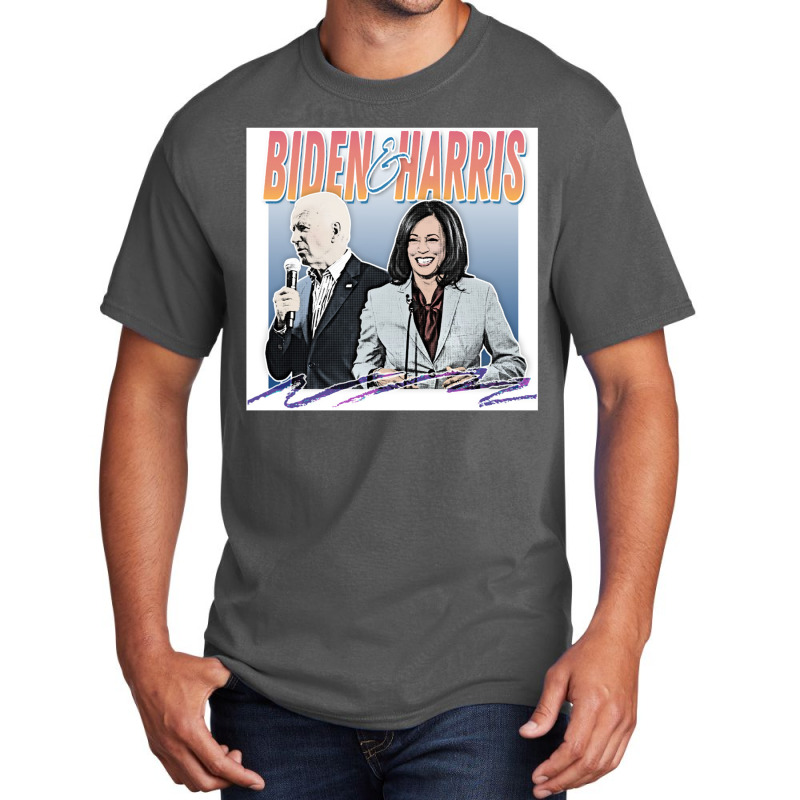 Joe Biden And Kamala Retro Style Fan Design Basic T-shirt | Artistshot