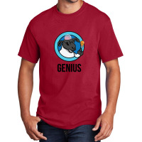 Genius Sheep Basic T-shirt | Artistshot