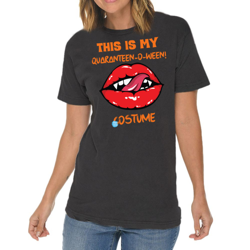 This Is My Quarantine O Ween! Costume Funny 2020 Halloween Vintage T-shirt | Artistshot