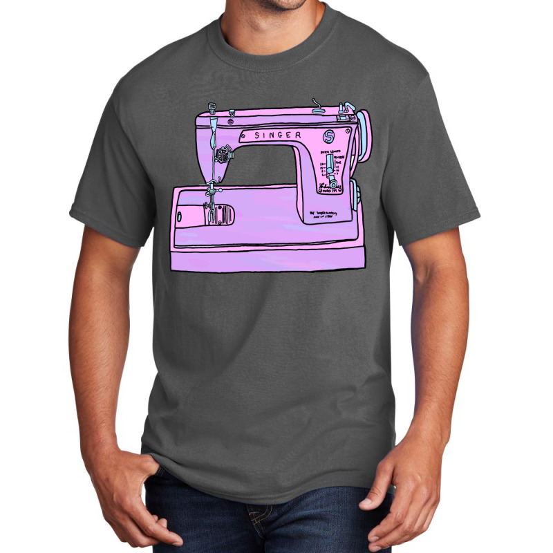 Purple Singer Sewing Machine Basic T-shirt | Artistshot