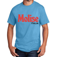 Molise Italia Typography Region Design Basic T-shirt | Artistshot