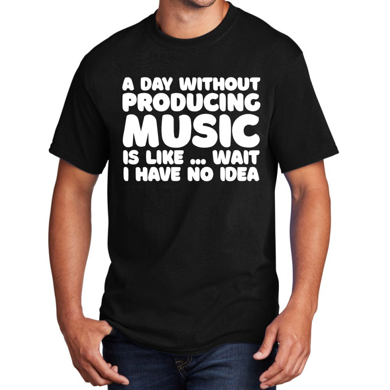 Music Producer Sound Engineer Typography Gift Basic T-shirt | Artistshot