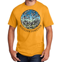 Nihilism Forever,v Intage Medieval Humor Illustration Design Basic T-shirt | Artistshot