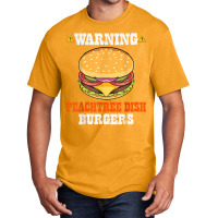 Warning Peachtree Dish Burgers Fun Memes Petri Dish Burgers T Shirt Basic T-shirt | Artistshot