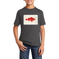 Antique Crustacean Print Homarus Americanus The American Lobster 57476 Basic Youth T-shirt | Artistshot