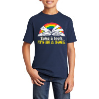 Love Reading Love Rainbows Gift Retro Rainbow Basic Youth T-shirt | Artistshot