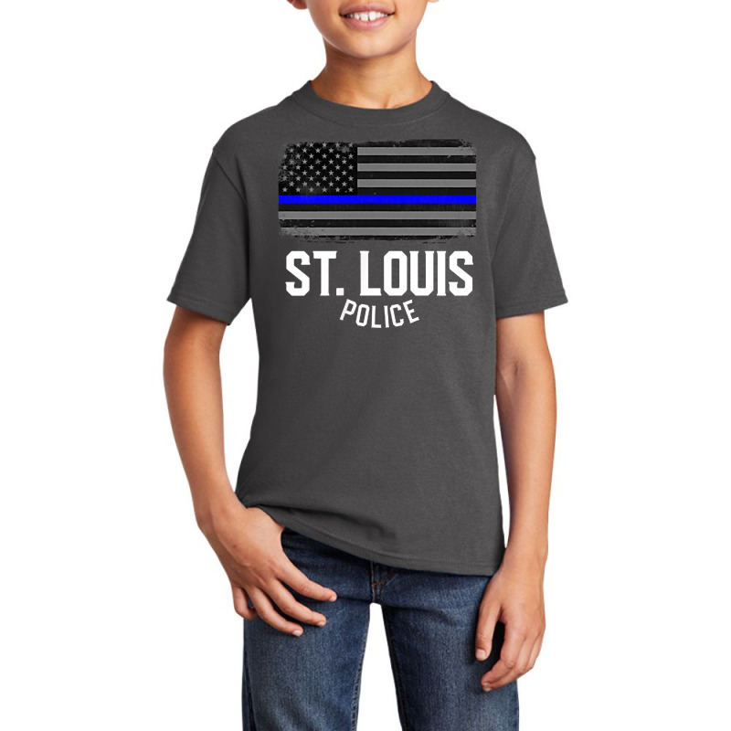 City Of St. Louis Police Officer Missouri Policeman T Shirt Basic Youth T-shirt | Artistshot