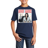 Joe Biden And Kamala Retro Style Fan Design Basic Youth T-shirt | Artistshot