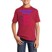 Funny Relationship Status Mentally Dating An Anime Character T Shirt Basic Youth T-shirt | Artistshot