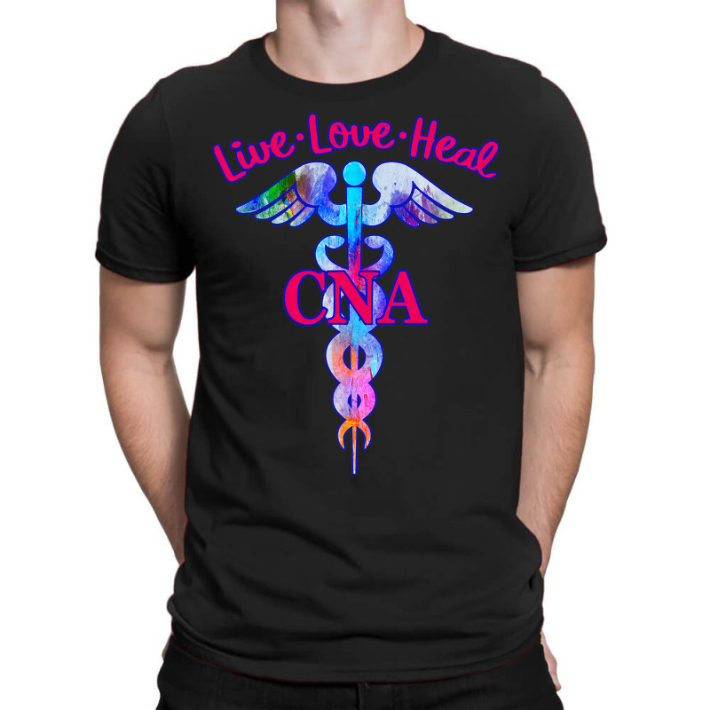 Cna Certified Nursing Assistant Live Love Heal Ins T-shirt | Artistshot