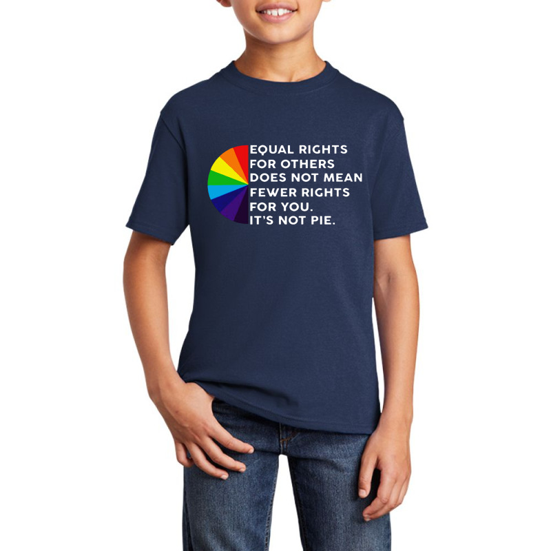 Rainbow Equal Rights For Others White Basic Youth T-shirt by dioginger79 | Artistshot