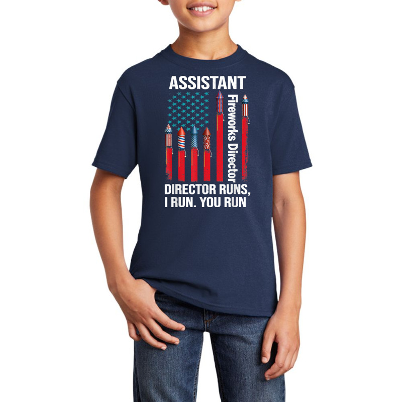 Assistant Fireworks Director Usa Independence Day July 4th T Shirt Basic Youth T-shirt by jayannidifalco | Artistshot