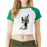 Graphic Picture Cypherpunk’s Day Gift Raglan Crop Top | Artistshot