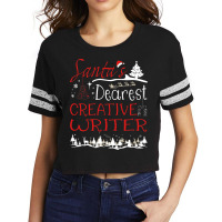 Creative Writer Xmas Job Funny Christmas Scorecard Crop Tee | Artistshot