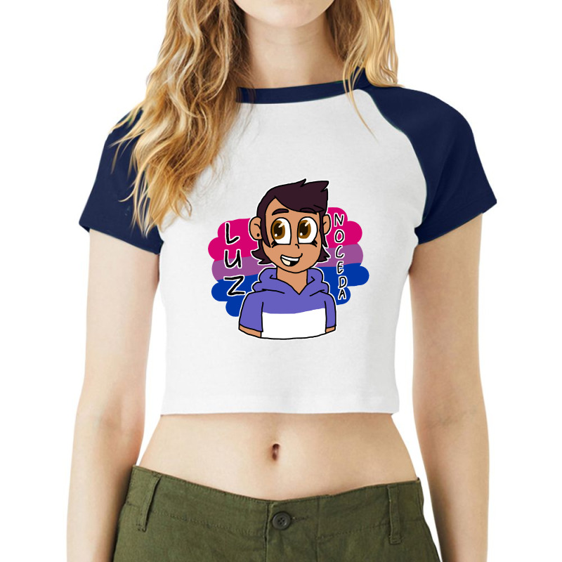 Art Character Lumity Hug Mens Funny Raglan Crop Top by ArtistIsabelle | Artistshot