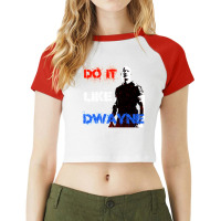 Mens Best Gifts Draws Funny Johnson Raglan Crop Top | Artistshot