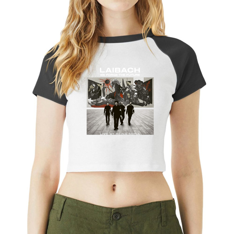 Retro  Forge Future Call Me Raglan Crop Top by YareliArtists | Artistshot