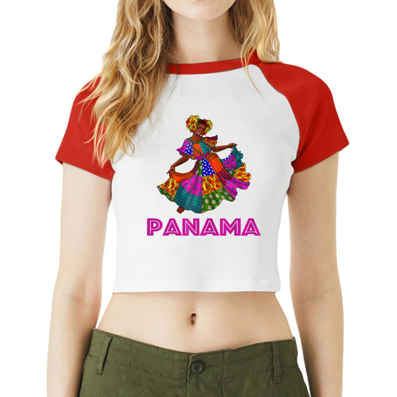 Panamanian Cultural Tourist Tee, Panama Pride & Heritage T Shirt Raglan Crop Top by graftmshindeatw | Artistshot