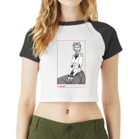 Mask The Bionic Woman For Men Women Raglan Crop Top | Artistshot