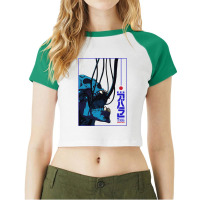 Retro Vintage The Bionic Woman Funny Gifts Men Raglan Crop Top | Artistshot