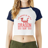 Dragon Boat Racing Festival Paddle Chinese Boating Video Games Charact Raglan Crop Top | Artistshot