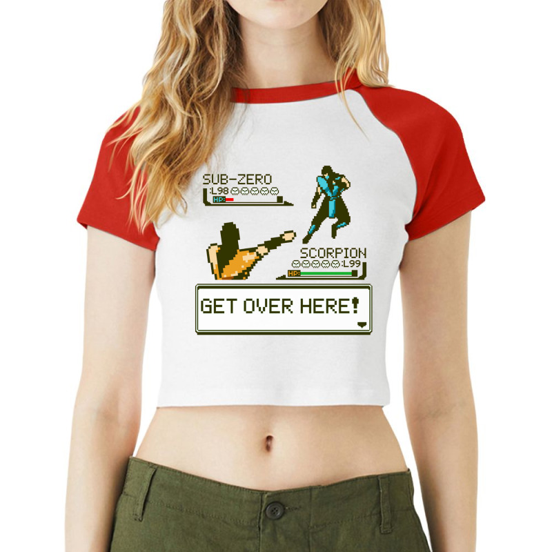 Get Over Here Raglan Crop Top by baruklambi | Artistshot