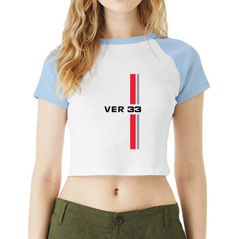 Ver 33 Raglan Crop Top by KennethShop | Artistshot