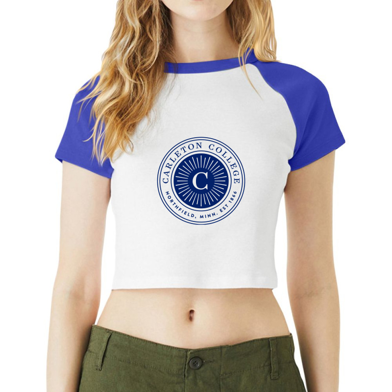 Carleton College Raglan Crop Top by Firelithas | Artistshot