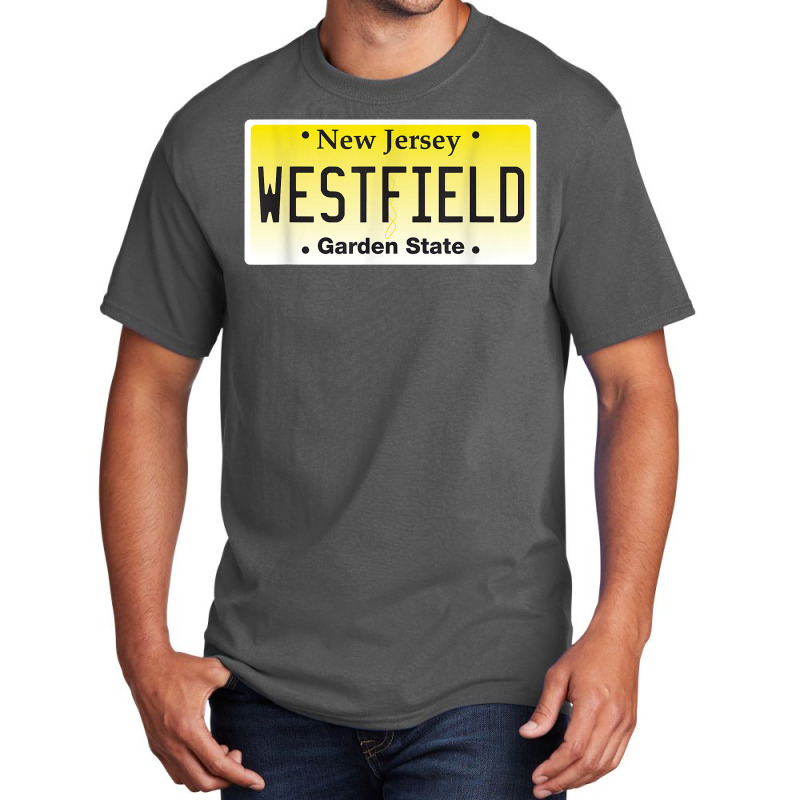 Westfield Nj Hometown New Jersey License Plate Graphic T Shirt Basic T-shirt | Artistshot