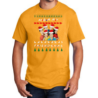 Merry Friendsmas Ugly Christmas Basic T-shirt | Artistshot