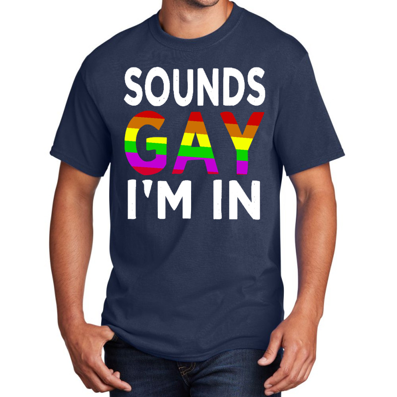 Sounds Gay Basic T-shirt | Artistshot