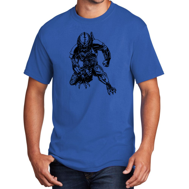 Predator 3 Basic T-shirt by saterseim | Artistshot