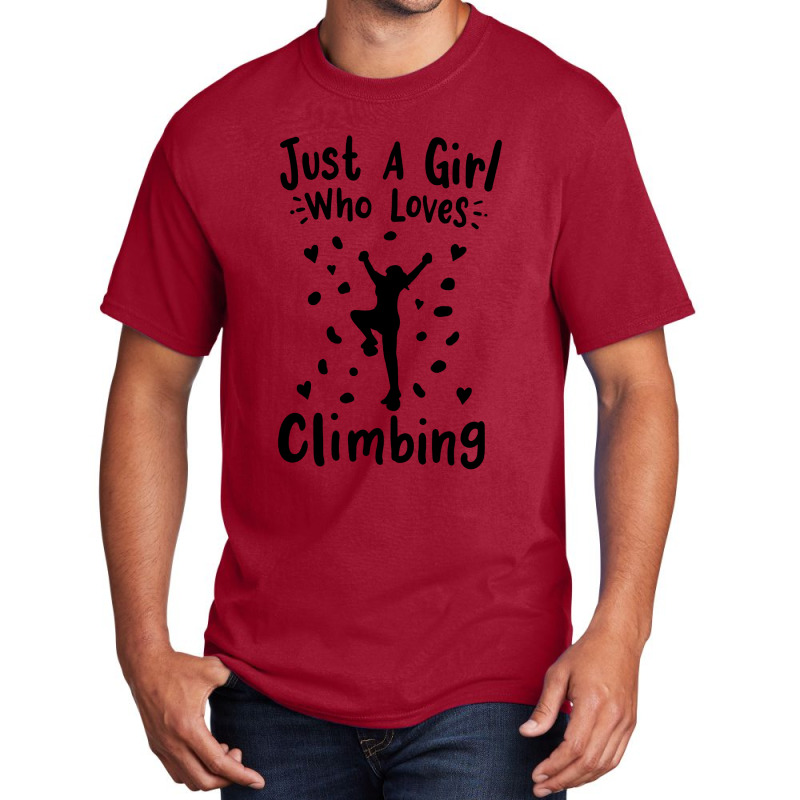 Wall Climbing Rock Climbing Basic T-shirt | Artistshot