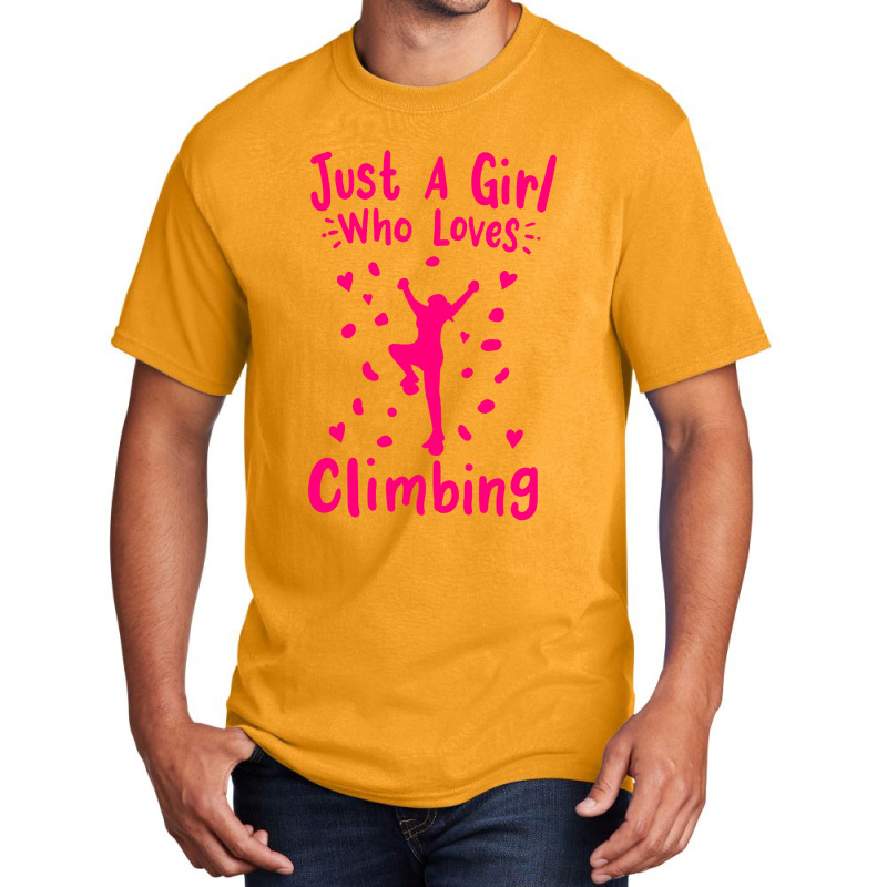 Wall Climbing Rock Climbing Basic T-shirt | Artistshot